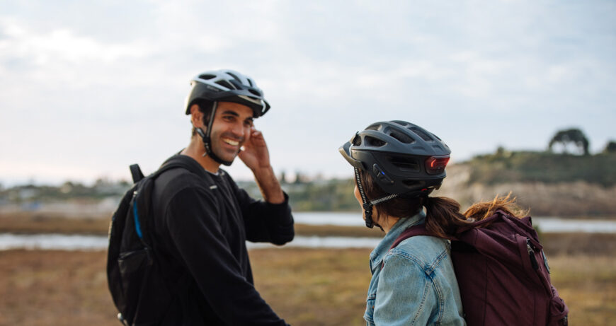 Casco da bici con interfono da EbikeStore Bergamo