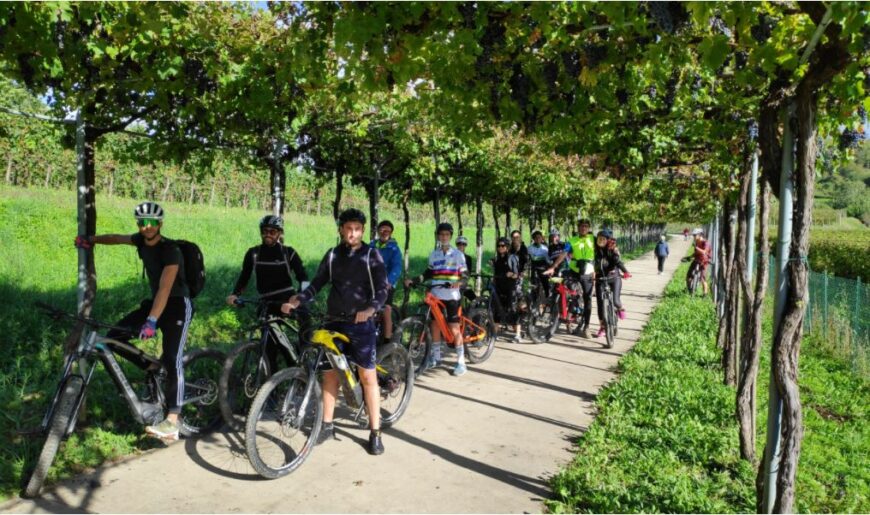 Tour guidato in Ebike in Valcalepio